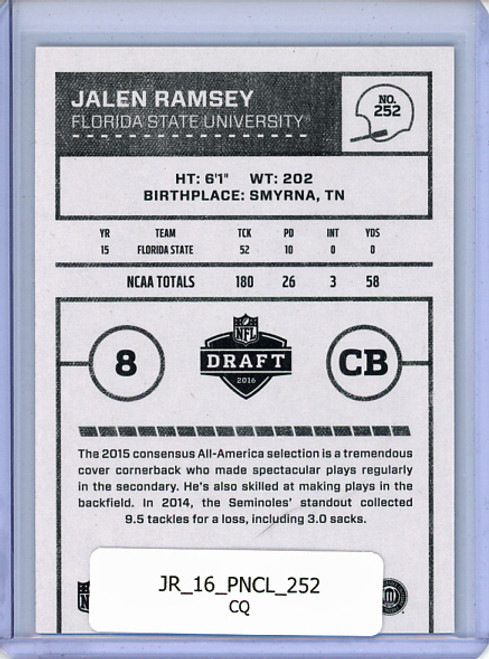 Jalen Ramsey 2016 Classics #252 (CQ)
