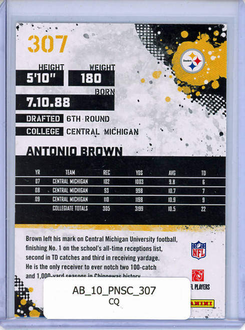 Antonio Brown 2010 Score #307 (CQ)