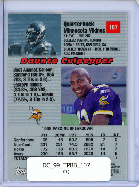 Daunte Culpepper 1999 Bowman's Best #107 (CQ)