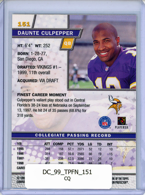 Daunte Culpepper 1999 Finest #151 (CQ)