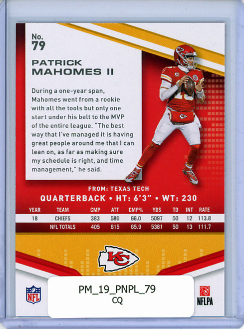 Patrick Mahomes II 2019 Playoff #79 (CQ)