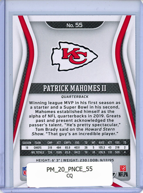 Patrick Mahomes II 2020 Certified #55 (CQ)