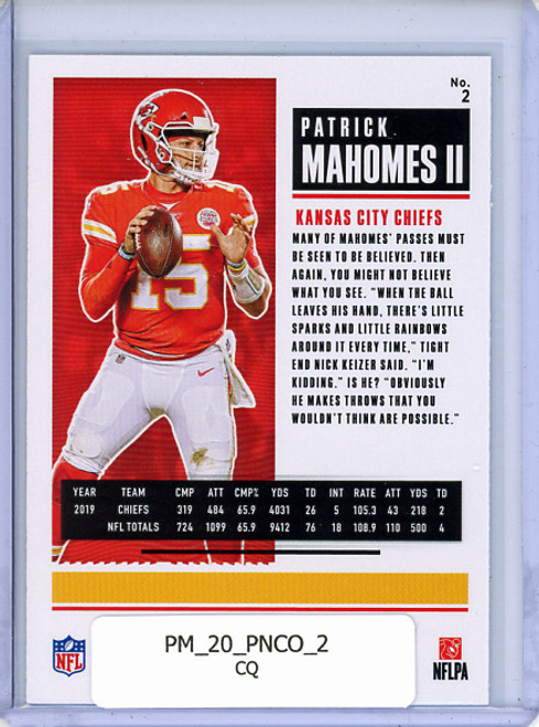 Patrick Mahomes II 2020 Contenders #2 (CQ)