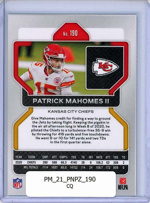 Patrick Mahomes II 2021 Prizm #190 (CQ)