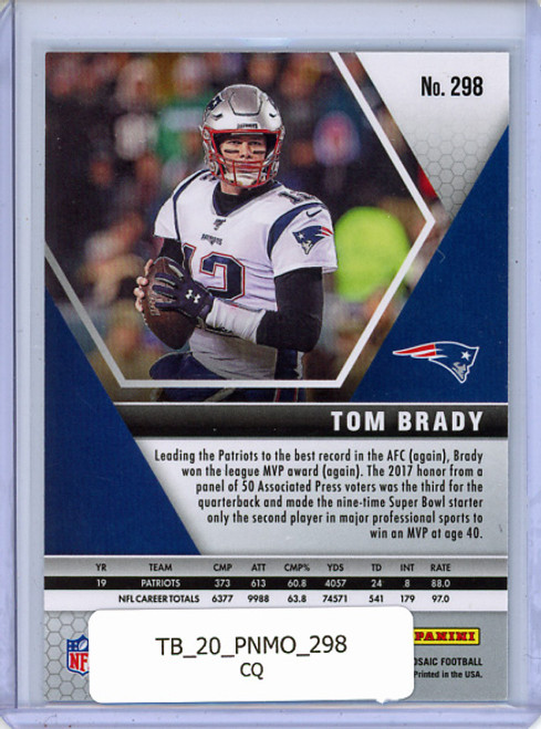 Tom Brady 2020 Mosaic #298 MVPs (CQ)
