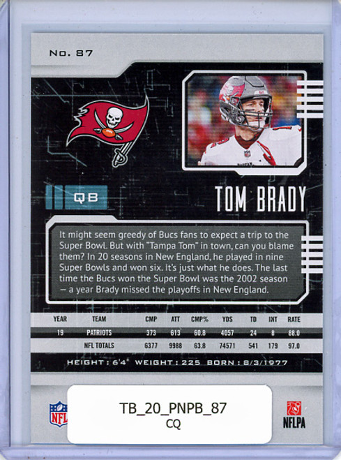 Tom Brady 2020 Playbook #87 (CQ)