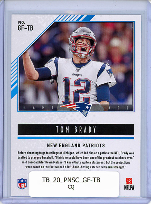 Tom Brady 2020 Score, Game Face #GF-TB (CQ)
