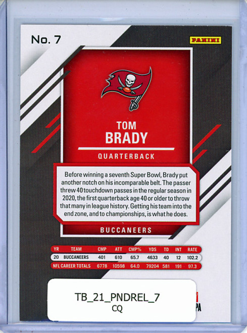 Tom Brady 2021 Donruss Elite #7 (CQ)