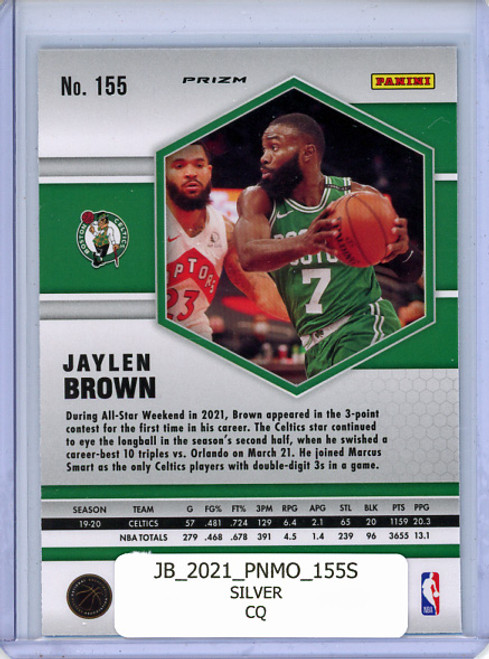 Jaylen Brown 2020-21 Mosaic #155 Silver (CQ)