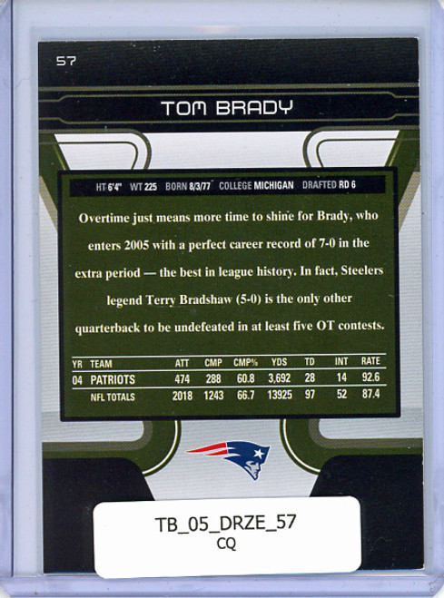Tom Brady 2005 Donruss Zenith #57 (CQ)