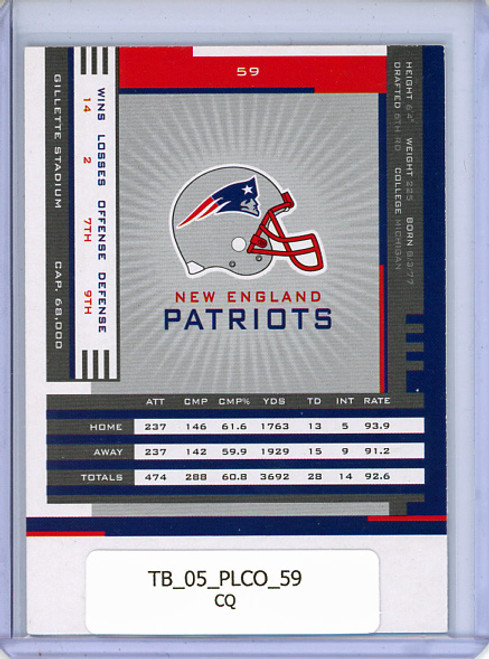 Tom Brady 2005 Playoff Contenders #59 (CQ)