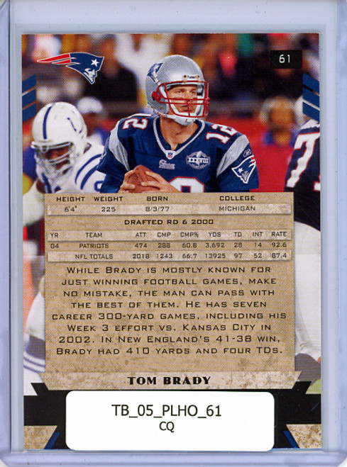 Tom Brady 2005 Playoff Honors #61 (CQ)