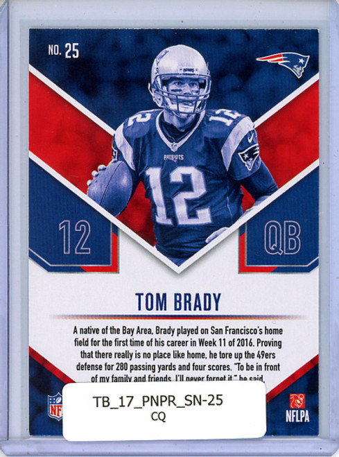 Tom Brady 2017 Prestige, Stars of the NFL #25 (CQ)