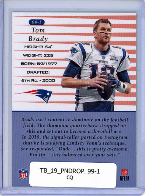 Tom Brady 2019 Donruss Optic, 1999 Tribute #99-1 (CQ)