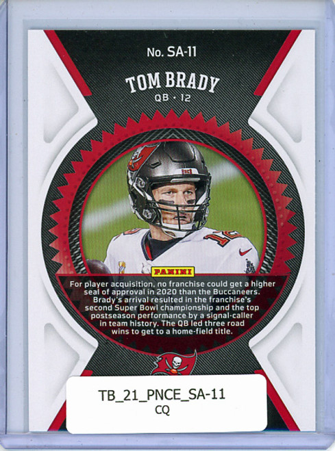 Tom Brady 2021 Certified, Seal of Approval #SA-11 (CQ)
