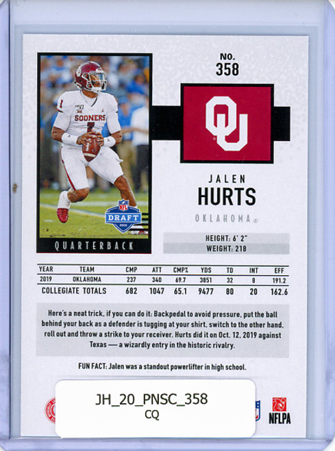 Jalen Hurts 2020 Score #358 (CQ)