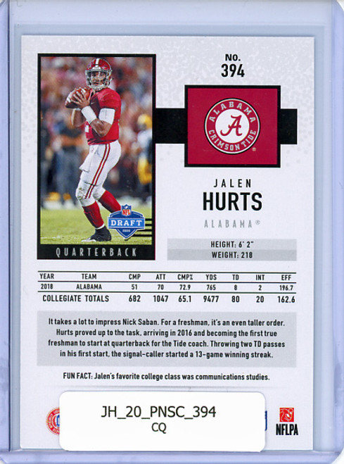 Jalen Hurts 2020 Score #394 (CQ)