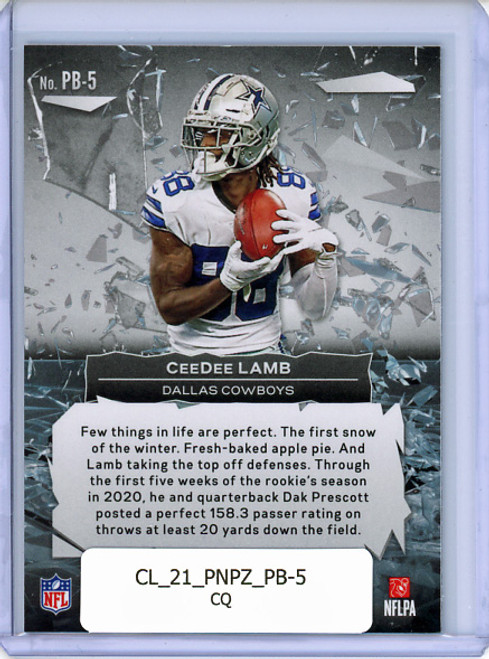 CeeDee Lamb 2021 Prizm, Prizm Break #PB-5 (CQ)