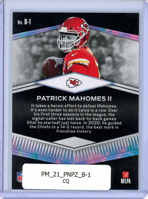 Patrick Mahomes II 2021 Prizm, Brilliance #B-1 (CQ)