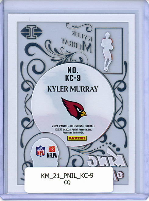 Kyler Murray 2021 Illusions, King of Cards #KC-9 (CQ)