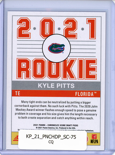 Kyle Pitts 2021 Chronicles Draft Picks, Score #75 (CQ)