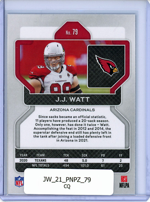 J.J. Watt 2021 Prizm #79 (CQ)