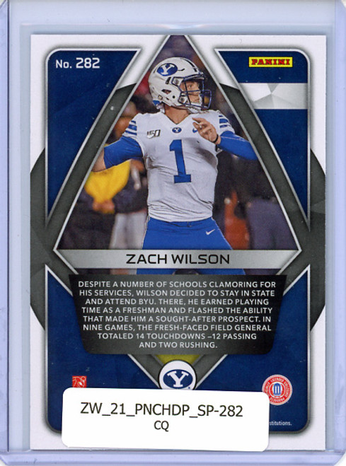 Zach Wilson 2021 Chronicles Draft Picks, Spectra #282 (CQ)