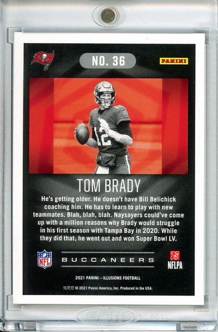 Tom Brady 2021 Illusions #36 Bronze (#485/499) (CQ)
