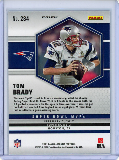 Tom Brady 2021 Mosaic #284 Super Bowl MVPs Mosaic (1) (CQ)
