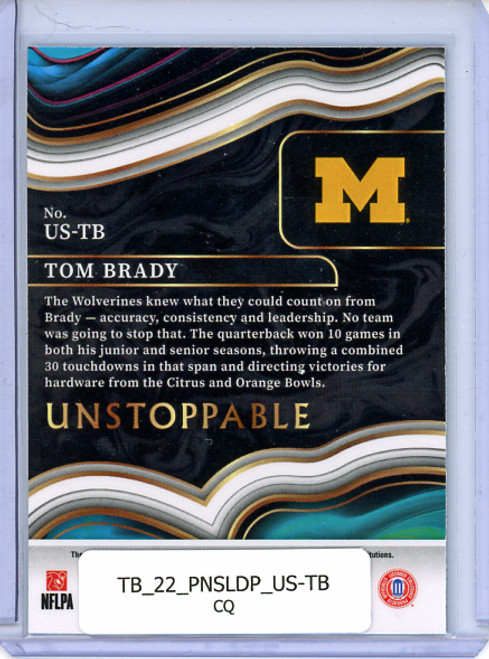 Tom Brady 2022 Select Draft Picks, Unstoppable #US-TB (CQ)