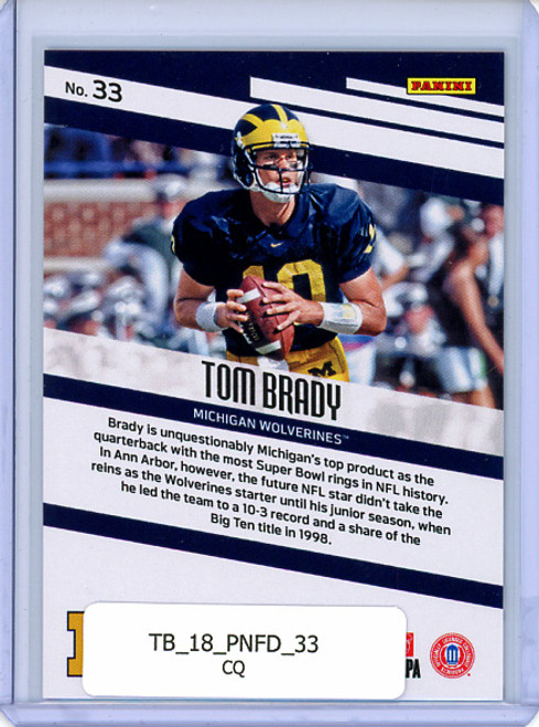 Tom Brady 2018 Panini Father's Day #33 (CQ)