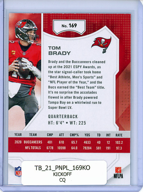 Tom Brady 2021 Playoff #169 Kickoff (CQ)