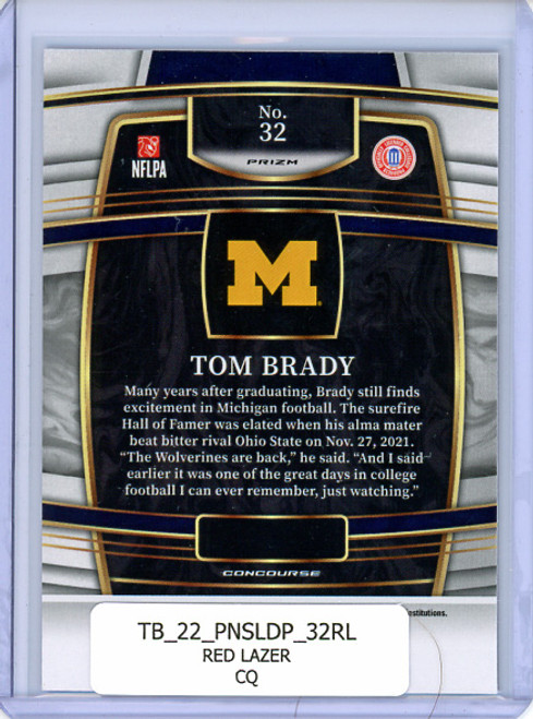 Tom Brady 2022 Select Draft Picks #32 Red Lazer (CQ)