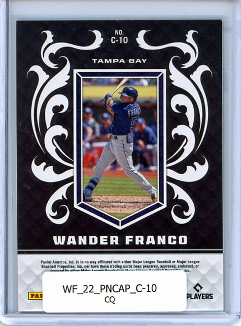 Wander Franco 2022 Panini Capstone, Crest #C-10 (CQ)