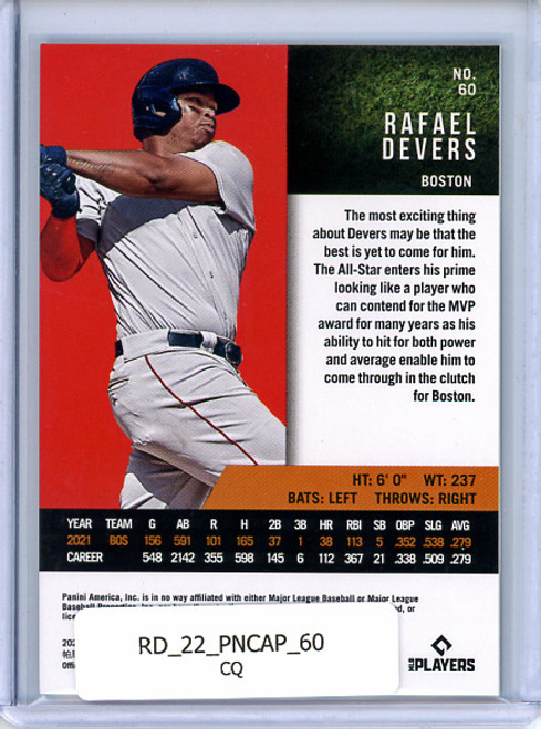 Rafael Devers 2022 Panini Capstone #60 (CQ)