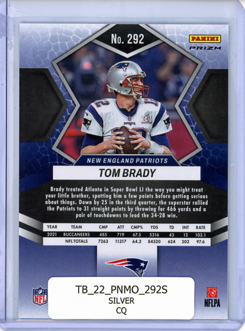 Tom Brady 2022 Mosaic #292 Super Bowl MVPs Silver (CQ)