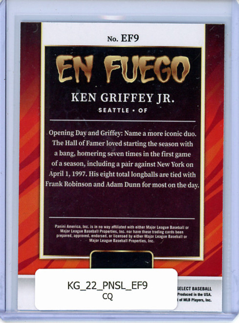 Ken Griffey Jr. 2022 Select, En Fuego #EF9 (CQ)