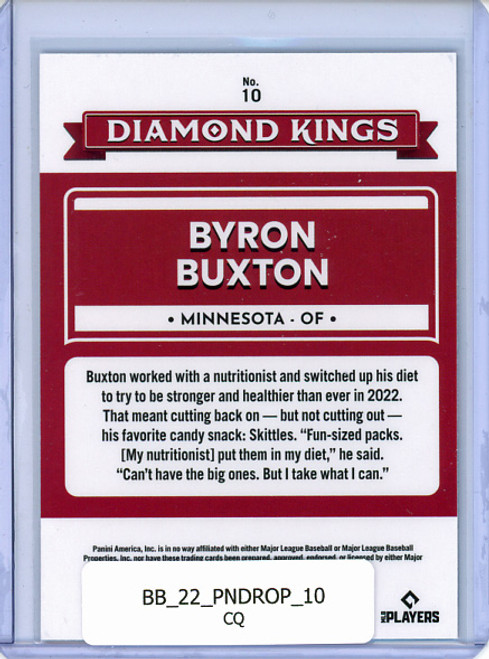 Byron Buxton 2022 Donruss Optic #10 Diamond Kings (CQ)