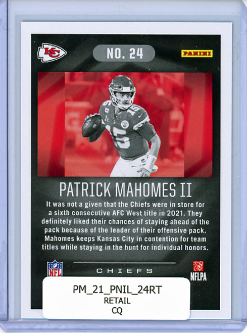 Patrick Mahomes II 2021 Illusions #24 Retail (CQ)