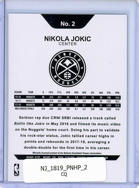 Nikola Jokic 2018-19 Hoops #2 (CQ)