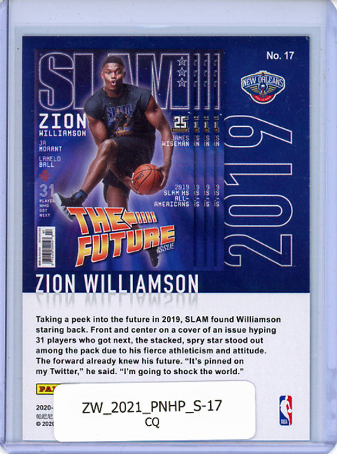 Zion Williamson 2020-21 Hoops, SLAM #17 (CQ)