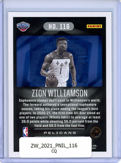 Zion Williamson 2020-21 Illusions #116 (CQ)