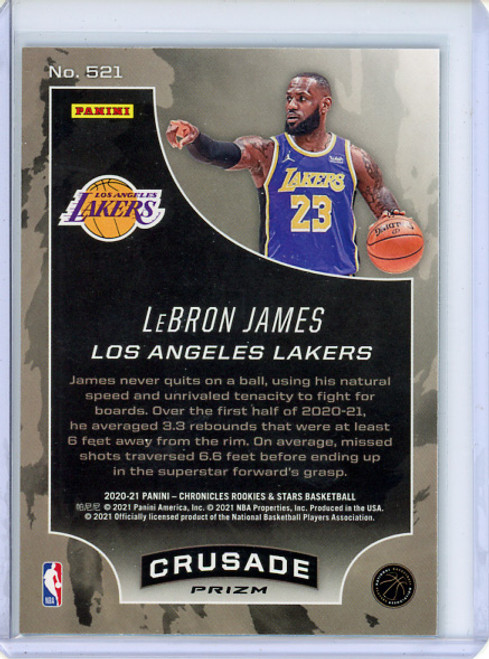 LeBron James 2020-21 Chronicles, Crusade #521 Silver (1) (CQ)