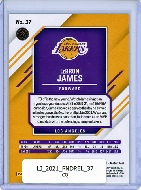 LeBron James 2020-21 Donruss Elite #37 (CQ)