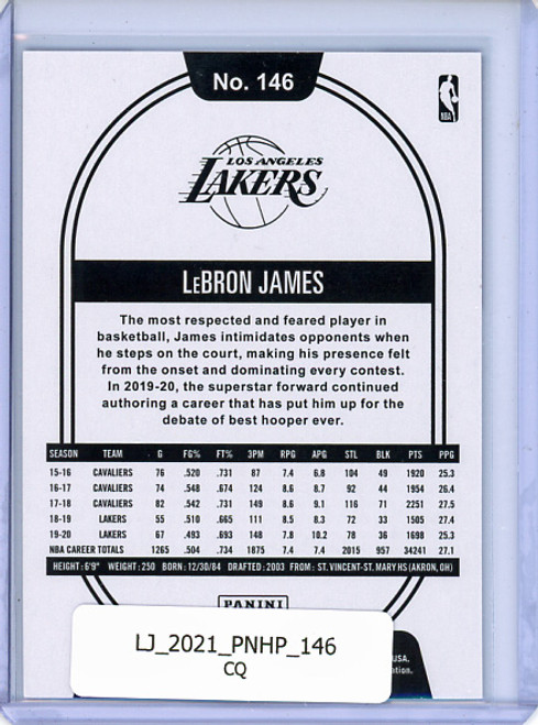 LeBron James 2020-21 Hoops #146 (CQ)