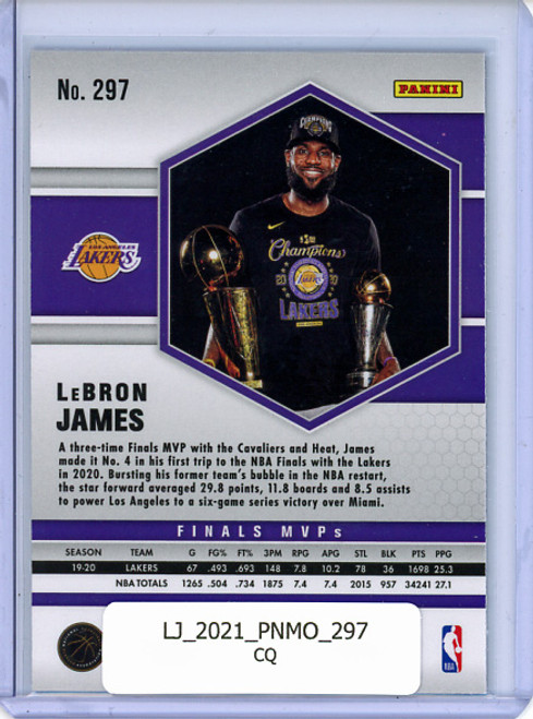 LeBron James 2020-21 Mosaic #297 Finals MVPs (CQ)