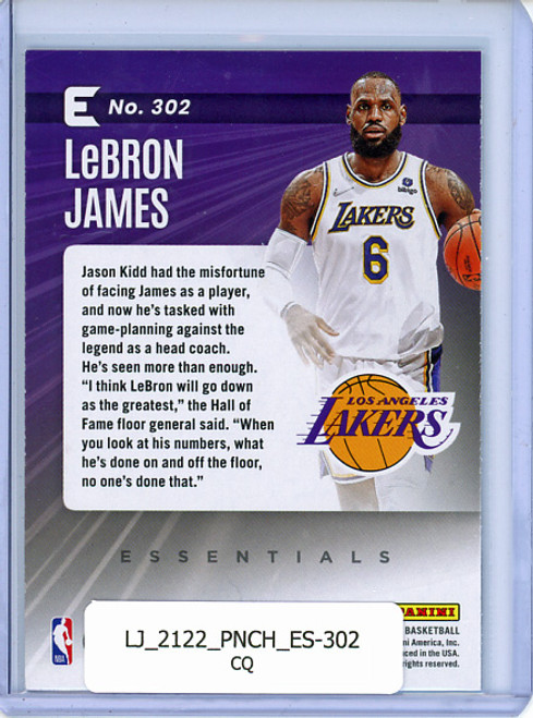 LeBron James 2021-22 Chronicles, Essentials #302 (CQ)