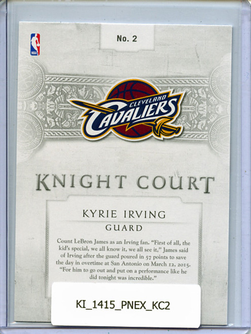 Kyrie Irving 2014-15 Excalibur, Knight Court #2