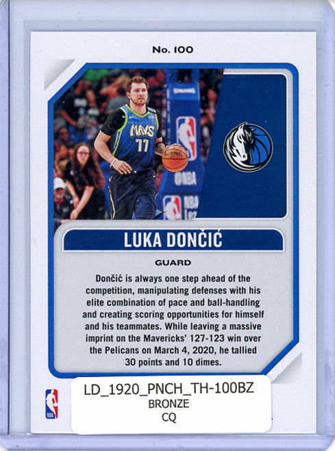 Luka Doncic 2019-20 Chronicles, Threads #100 Bronze (CQ)