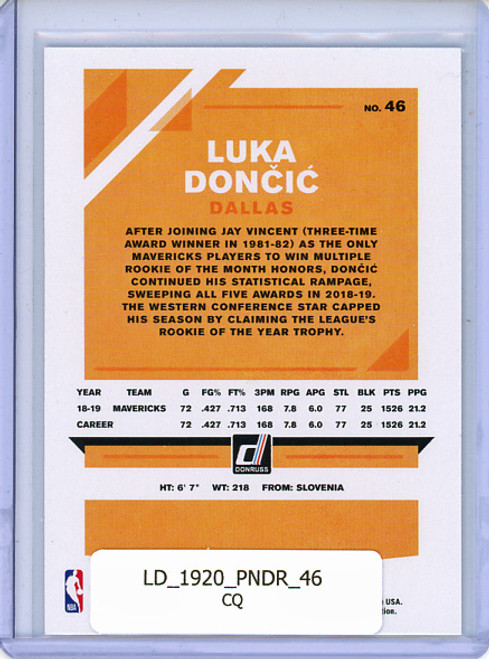 Luka Doncic 2019-20 Donruss #46 (CQ)